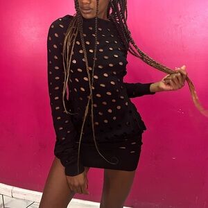 Comme des Garcons Asymmetrical Black Dress